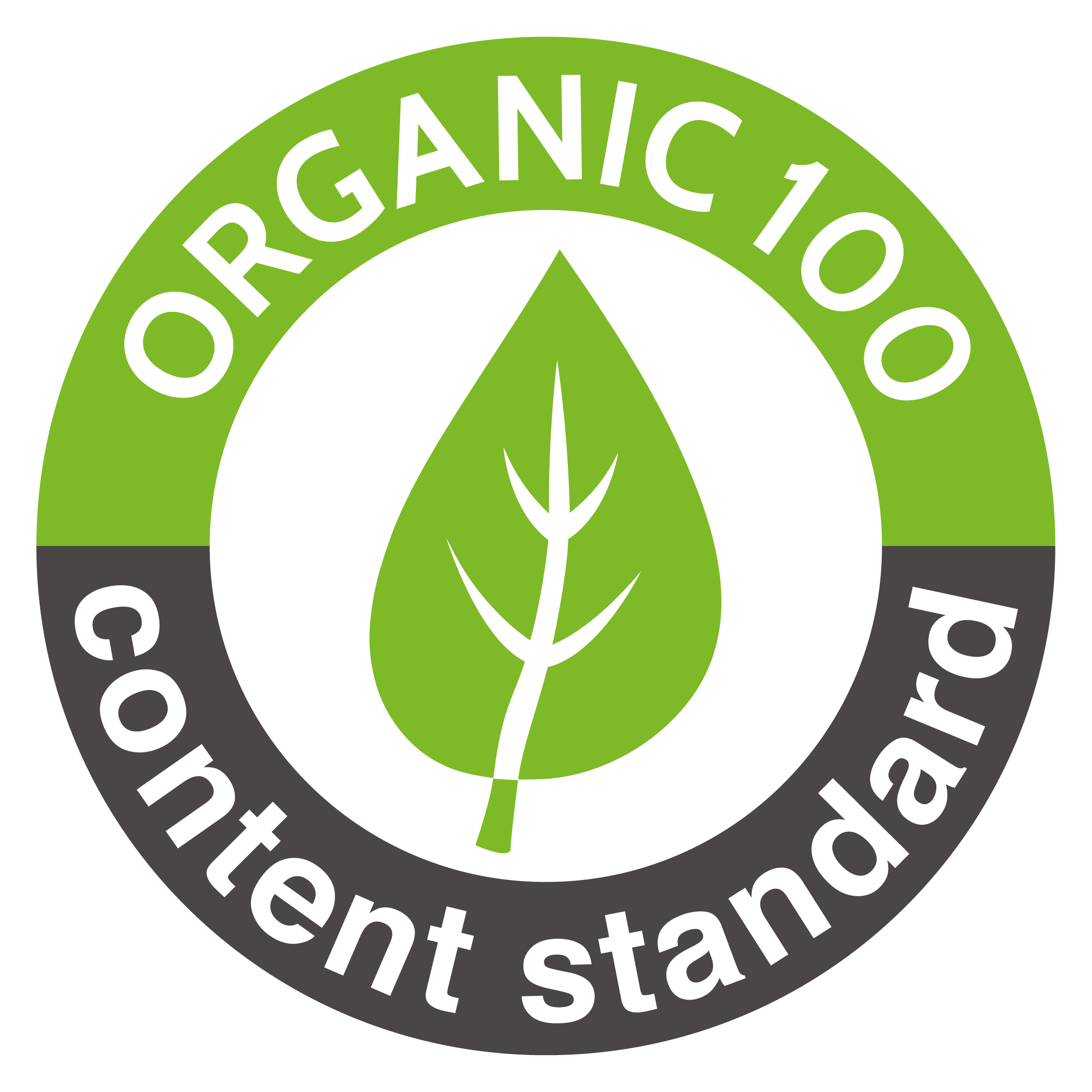 Organic 100 Content
Standard